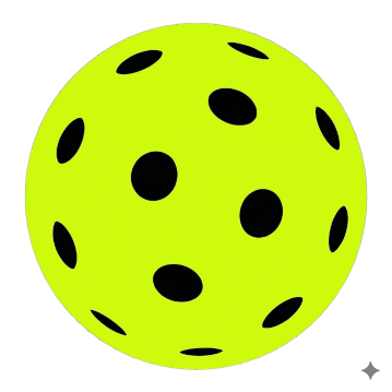 Pickleball Paddle and Ball Icon